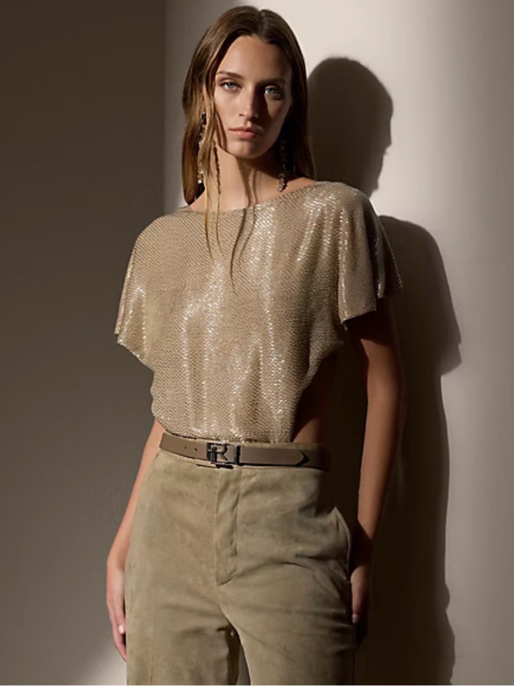 Maguire Embellished Georgette Top
Ralph Lauren Collection 0